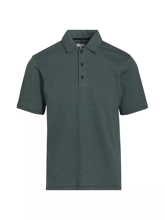 

Классическая рубашка-поло Flame Rag & Bone, цвет shadow green