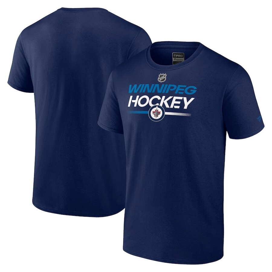 

Футболка с коротким рукавом Fanatics Branded Winnipeg Jets, нави