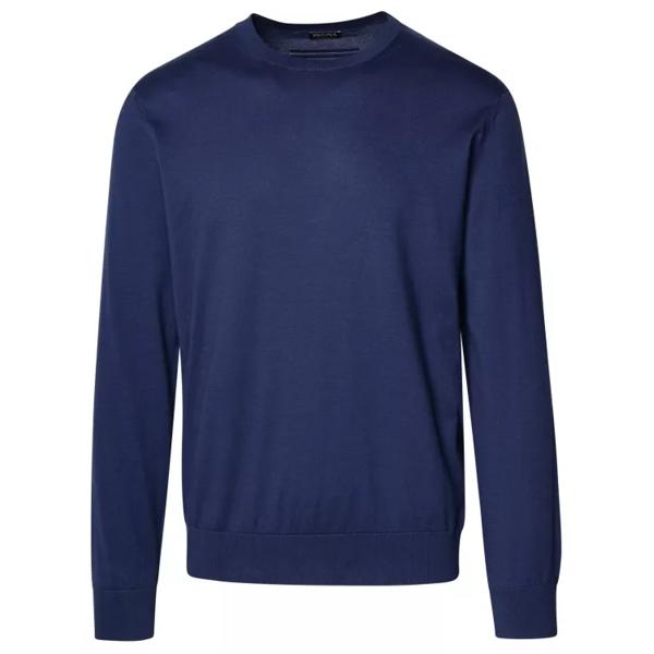 

Свитер cotton sweater Zegna, синий