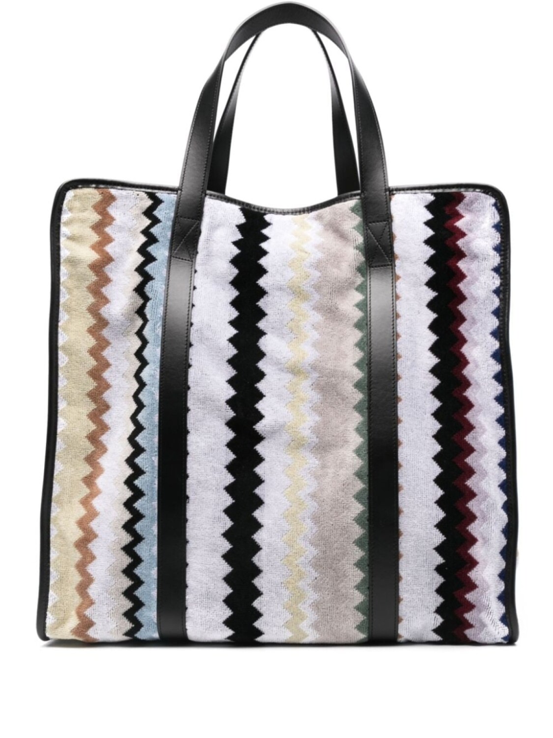 

Missoni сумка-тоут с узором зигзаг, серый