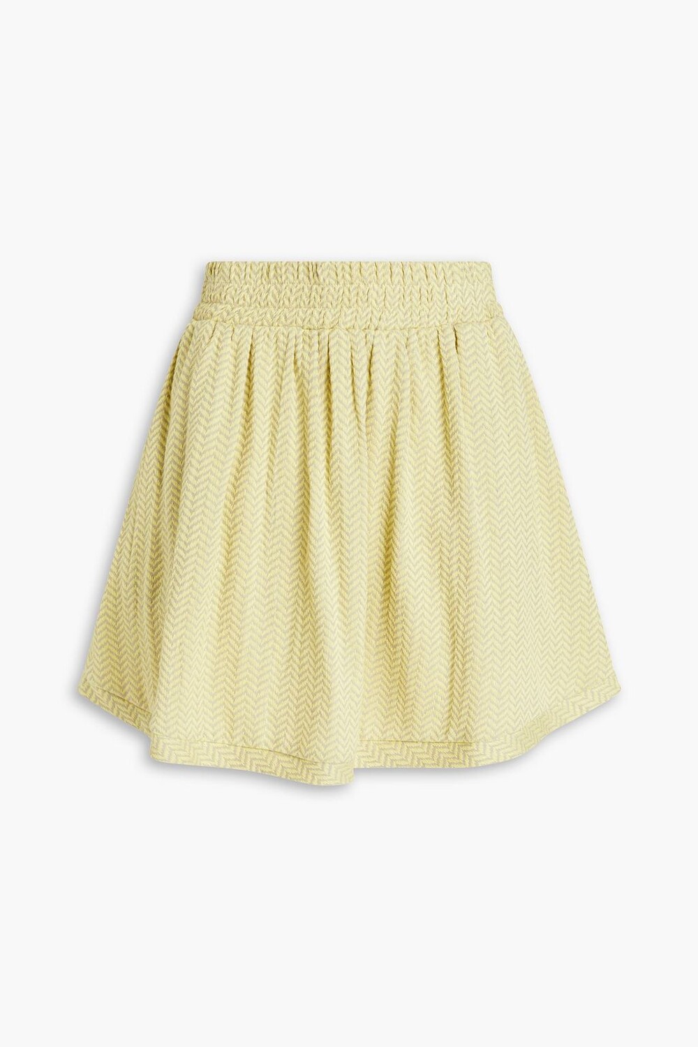 

Мини-юбка из хлопка и жаккарда SUMMERY COPENHAGEN, желтый