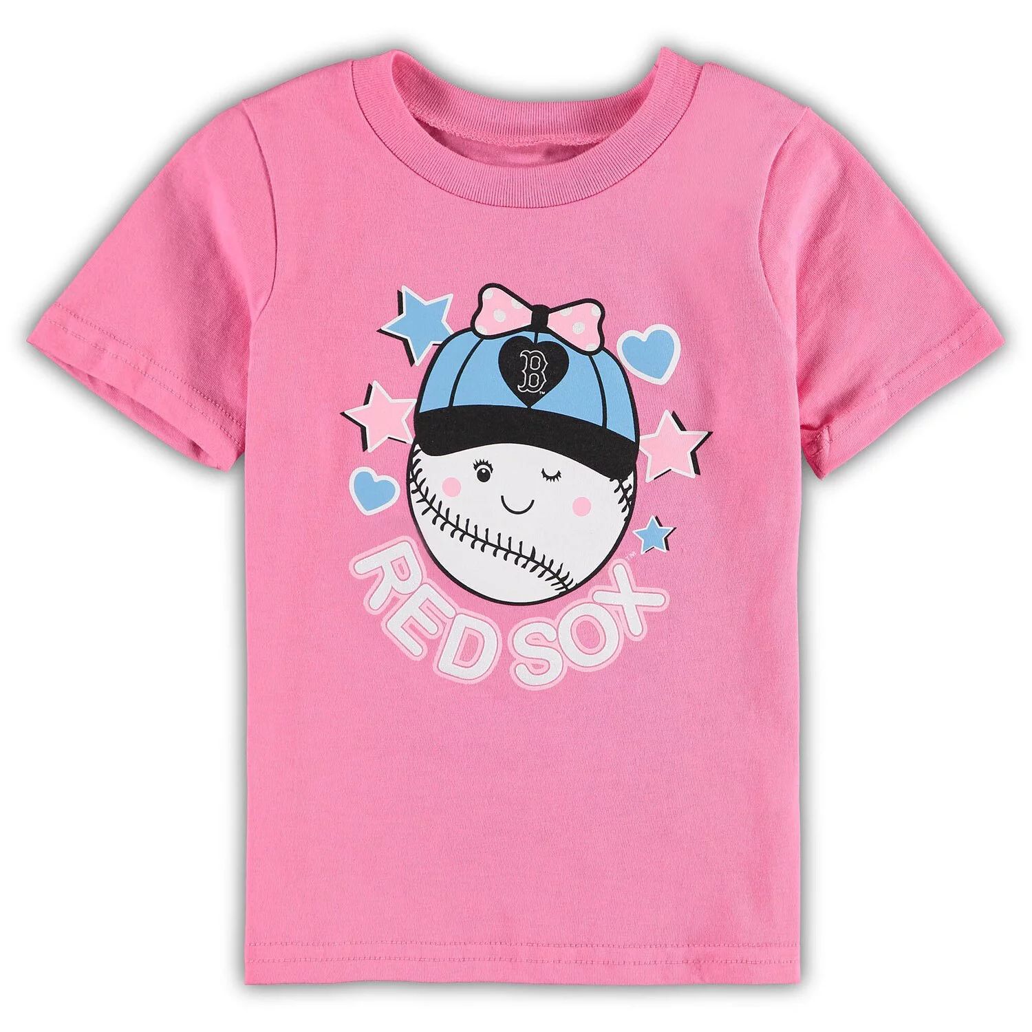 

Розовая футболка Boston Red Sox Winky для девочек для малышей Outerstuff