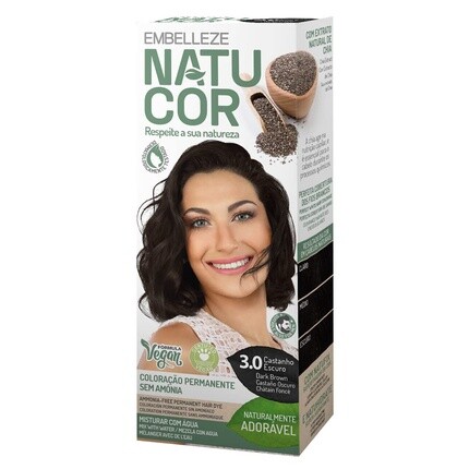 

Перманентная краска для волос без аммиака Naturcor 33G Color 4.0, Novex