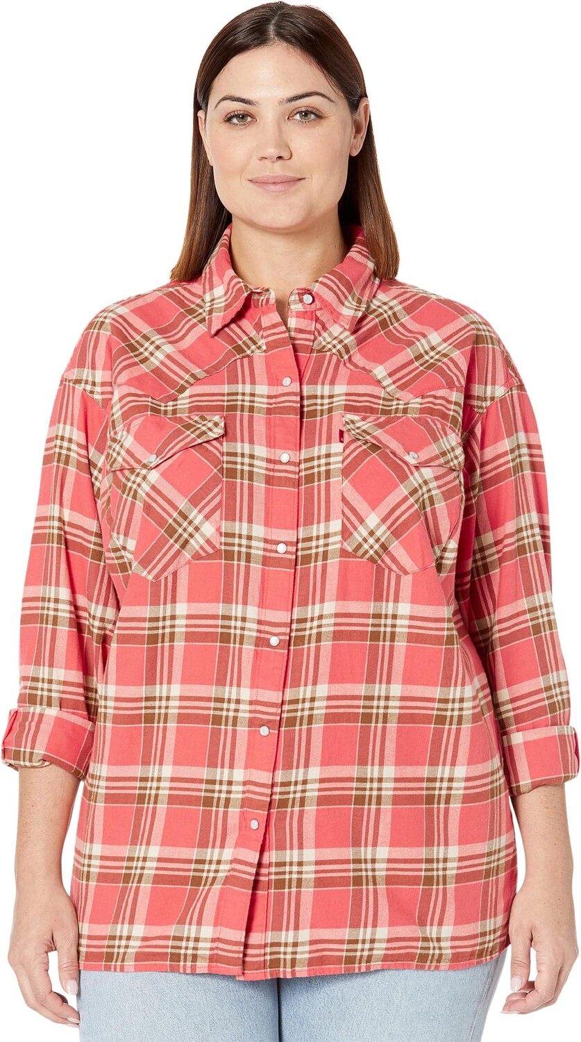 

Рубашка Dylan Relaxed Western Levi's, цвет Burnt Sienna