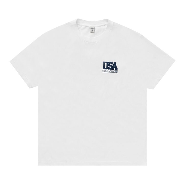

Футболка Sporty & Rich Team USA 'White/Navy', белый