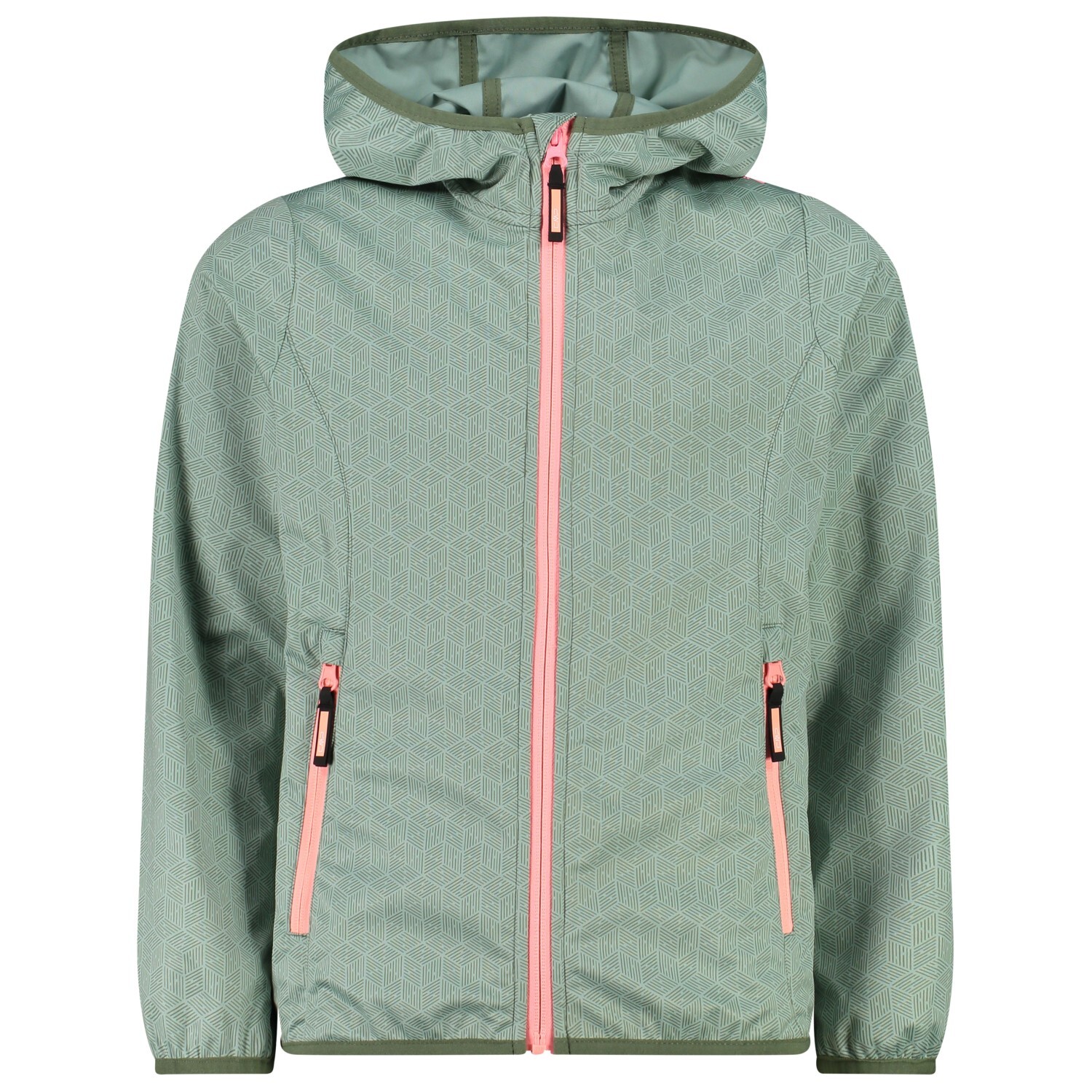 

Куртка из софтшелла Cmp Girl's Fix Hood LT Softshell, цвет Jade/Salvia