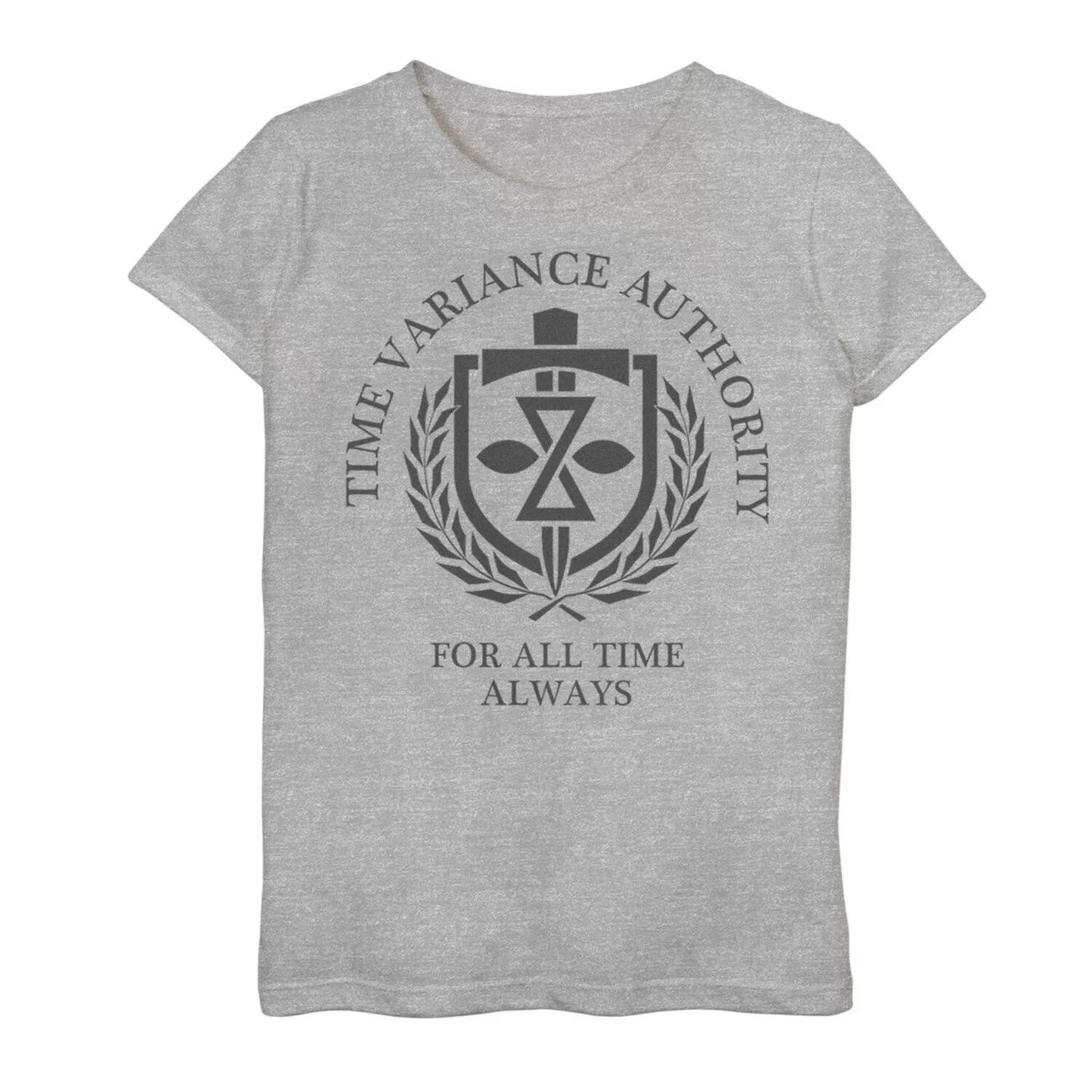 

Футболка Marvel Loki Time Variance Authority Crest V2 для девочек 7–16 лет Licensed Character