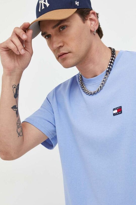 

Хлопковая футболка Tommy Jeans, синий