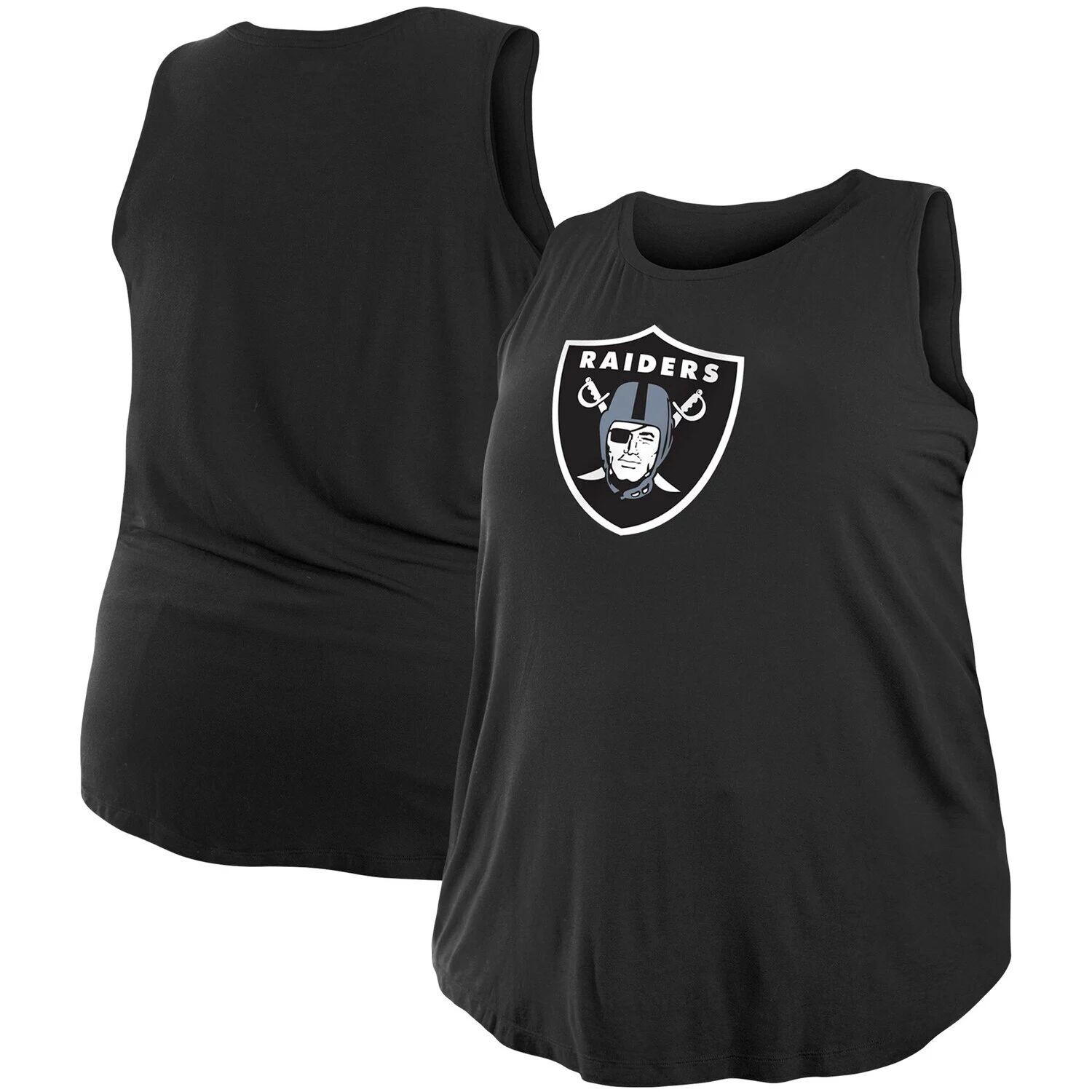 

Женская черная майка больших размеров New Era Las Vegas Raiders New Era, Черный