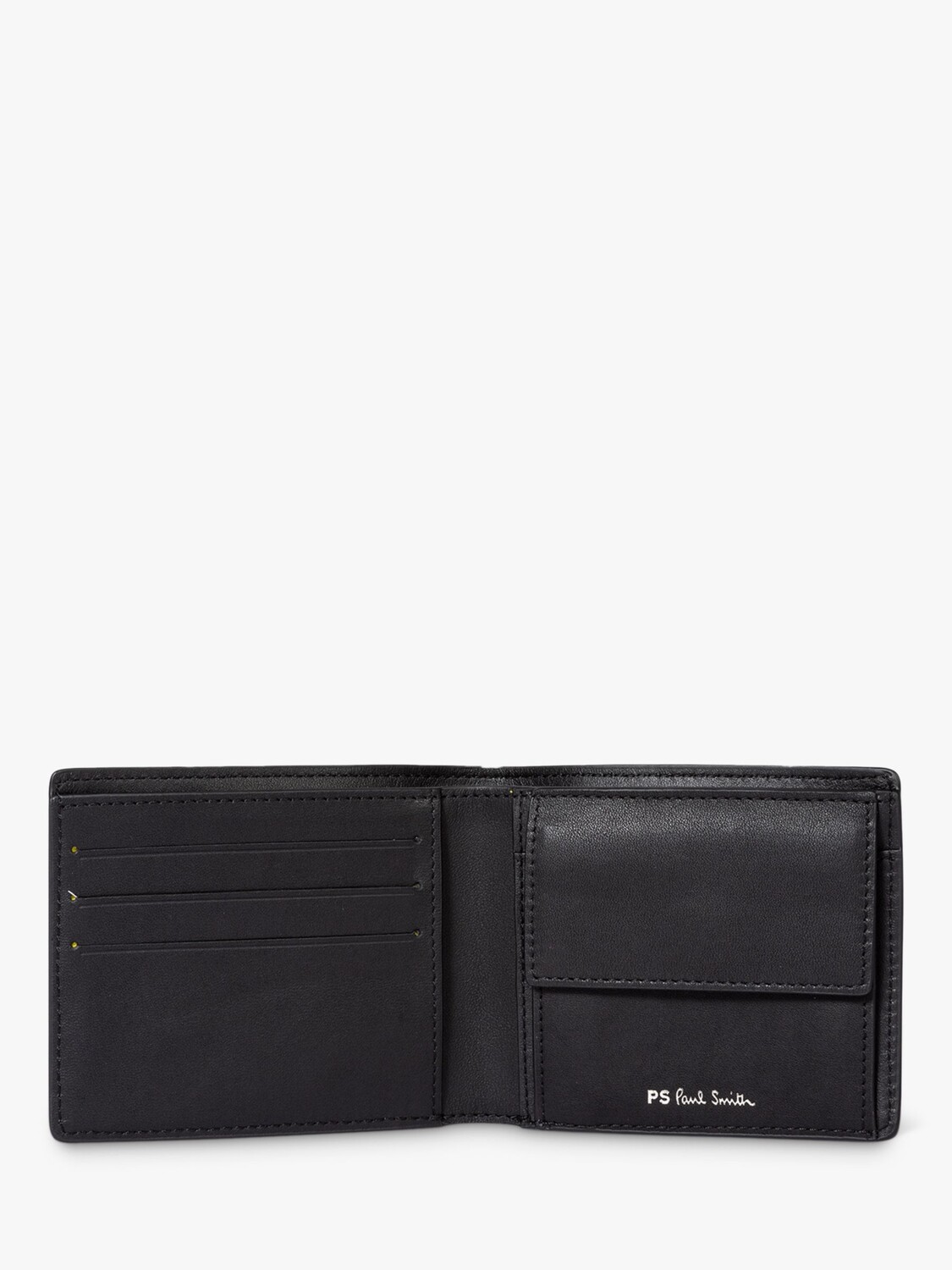 

Кошелек для купюр и монет Paul Smith Zebra, черный