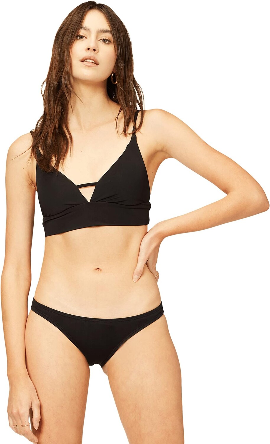 

Верх бикини Billabong Sol Searcher Tropic, цвет Black Pebble