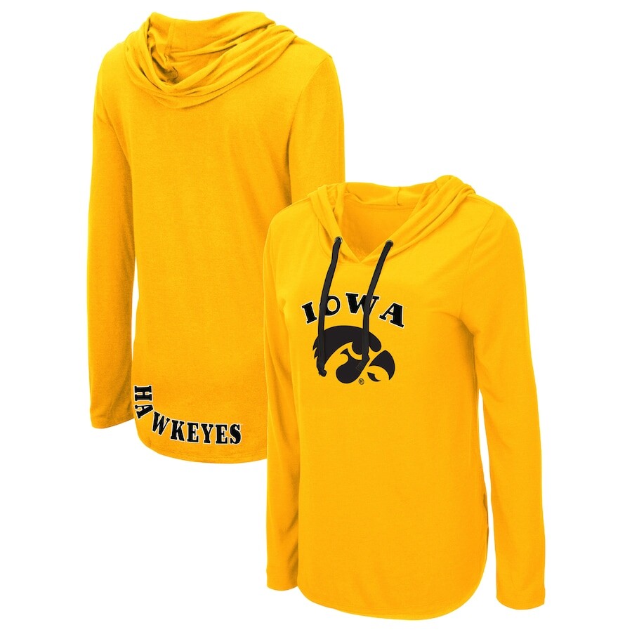 

Футболка с длинным рукавом Colosseum Iowa Hawkeyes, золотой