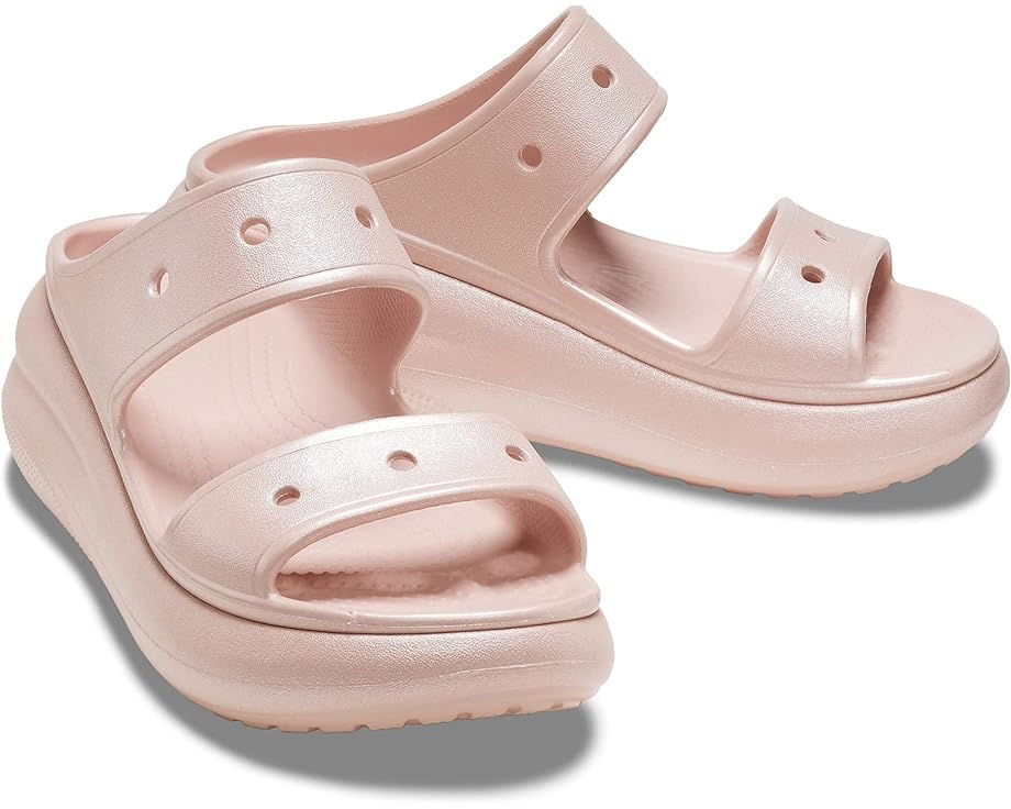 Туфли Crocs Classic Crush Sandal, цвет Pink Clay Simmer