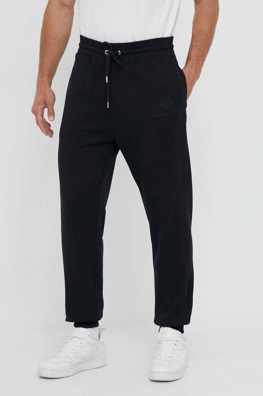 

Спортивные брюки из хлопка Gant, черный