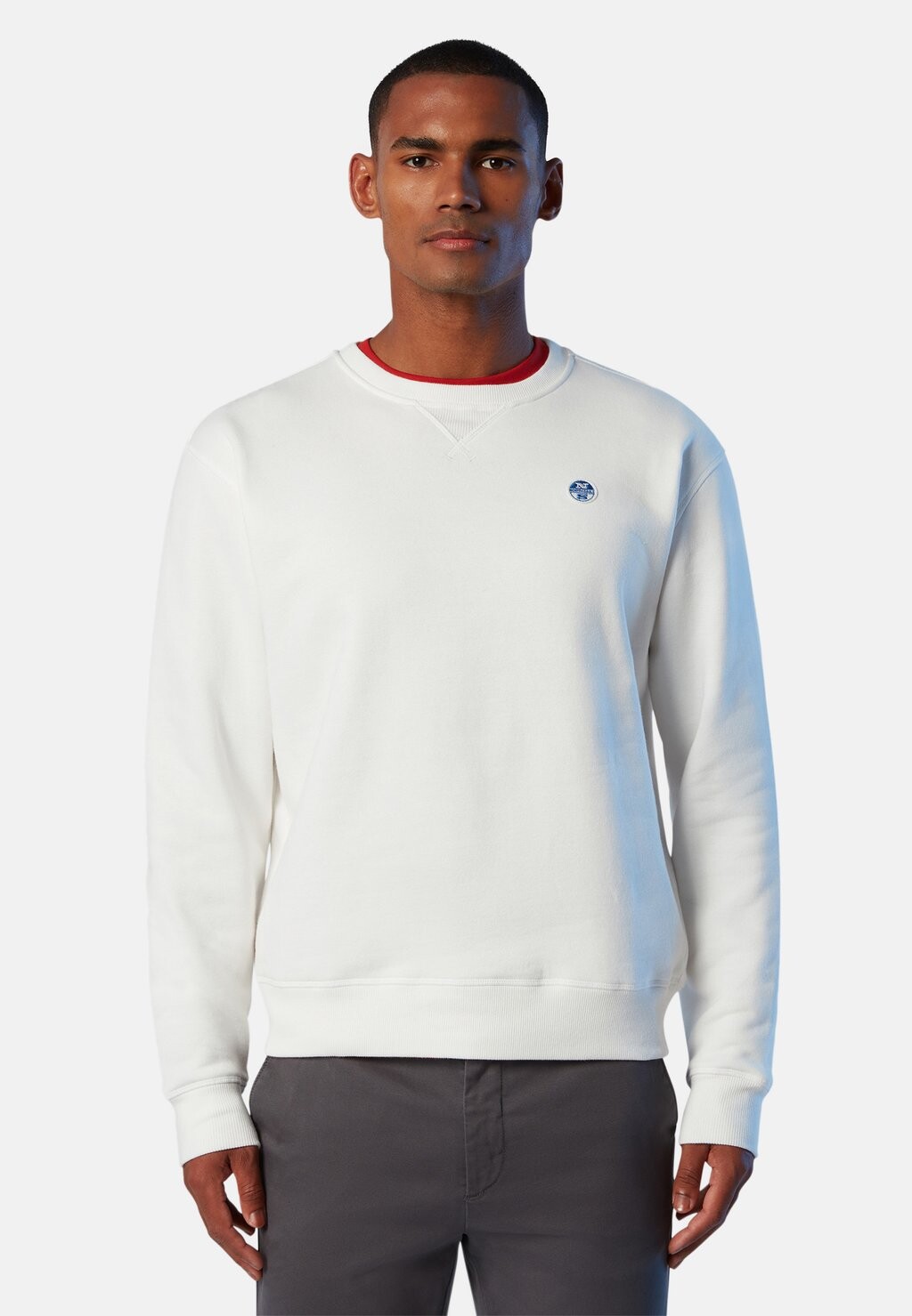 

Толстовка Mit Logo-Aufnäher North Sails, цвет weiss