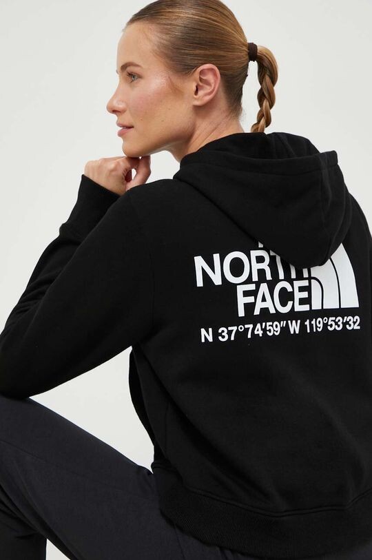 

Хлопковая толстовка The North Face, черный