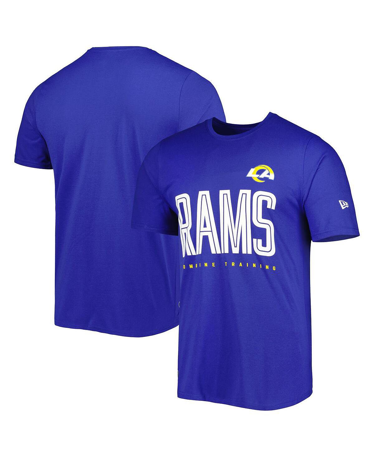 Мужская футболка Royal Los Angeles Rams Joint Authentic Training Huddle Up New Era