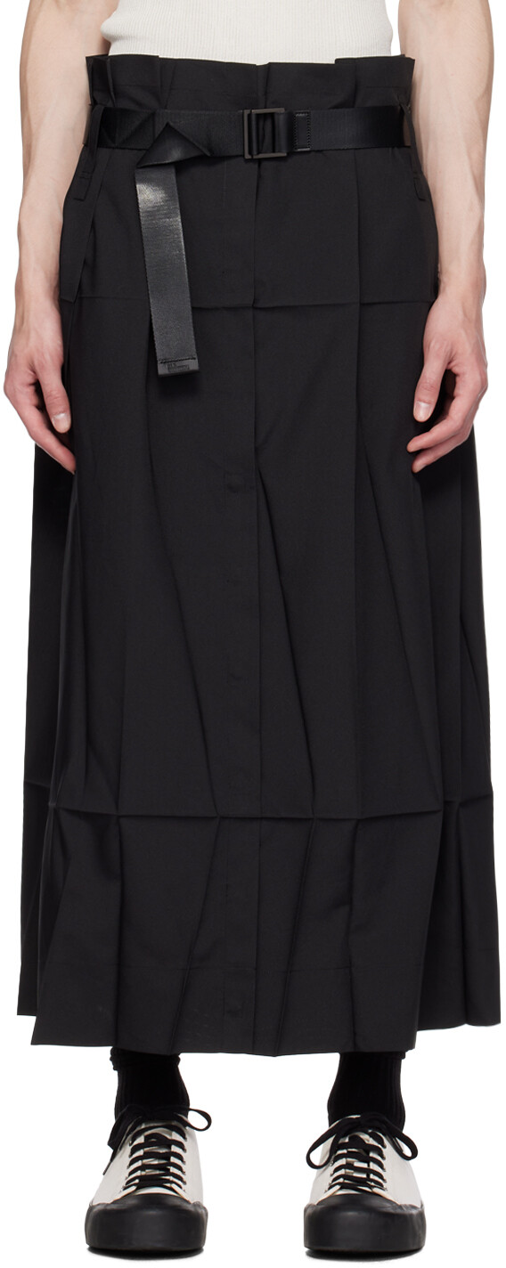 

Черные однотонные брюки 132 5. ISSEY MIYAKE, Черный