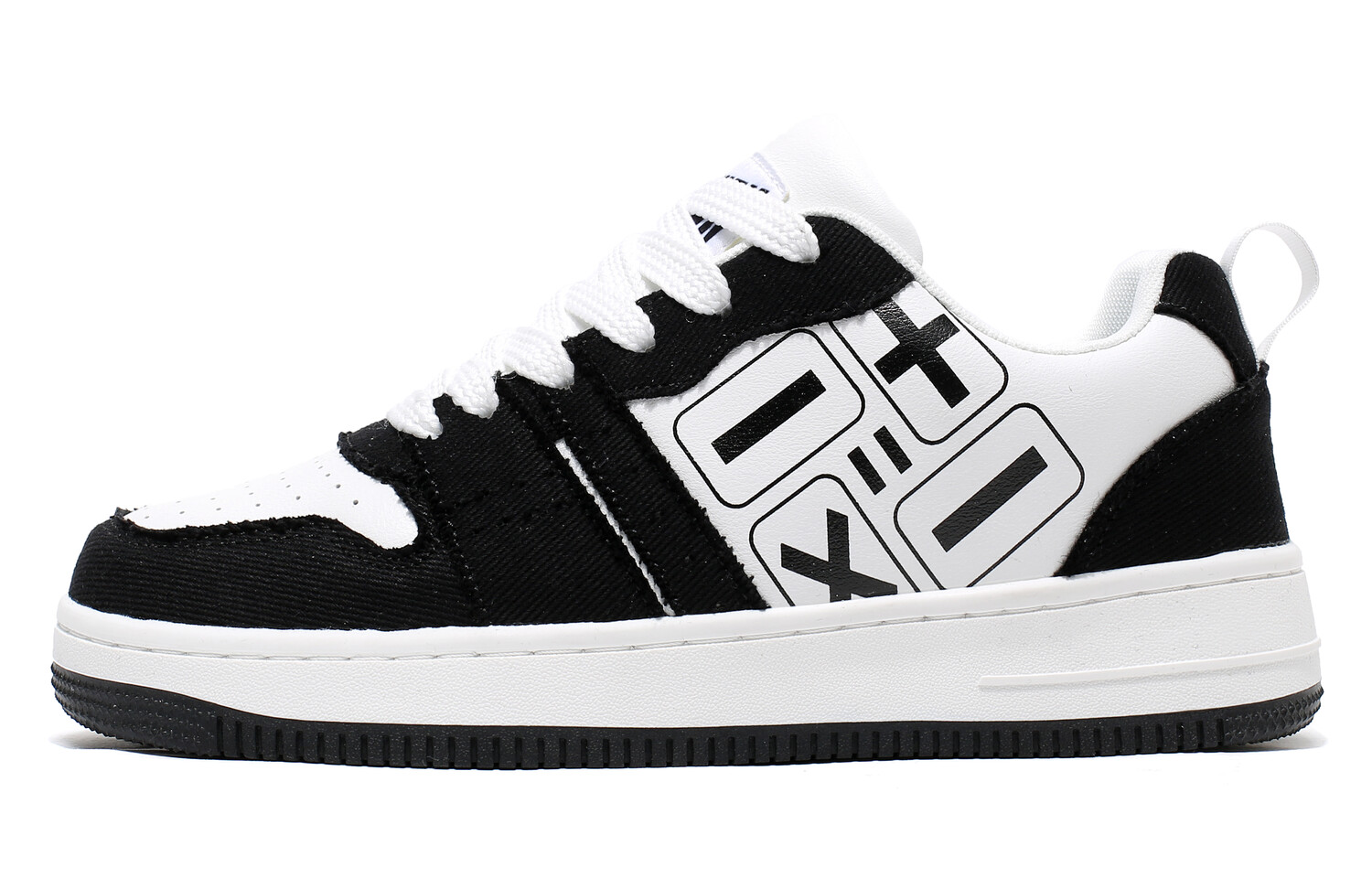 

Кроссовки CANUVEN Skateboarding Shoes Unisex Low-top, белый/черный