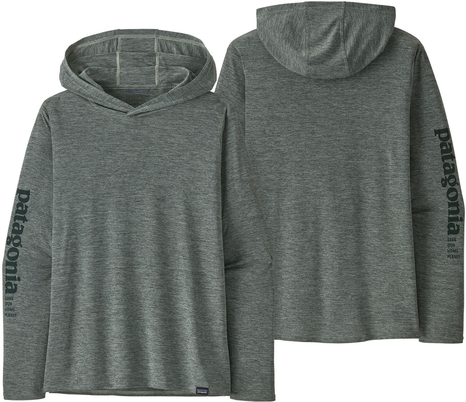 

Толстовка с рисунком Capilene Cool Daily, женская Patagonia, зеленый