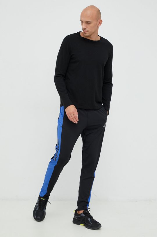 Беговые брюки adidas, черный беговые брюки adidas водонепроницаемые размер 2xs черный
