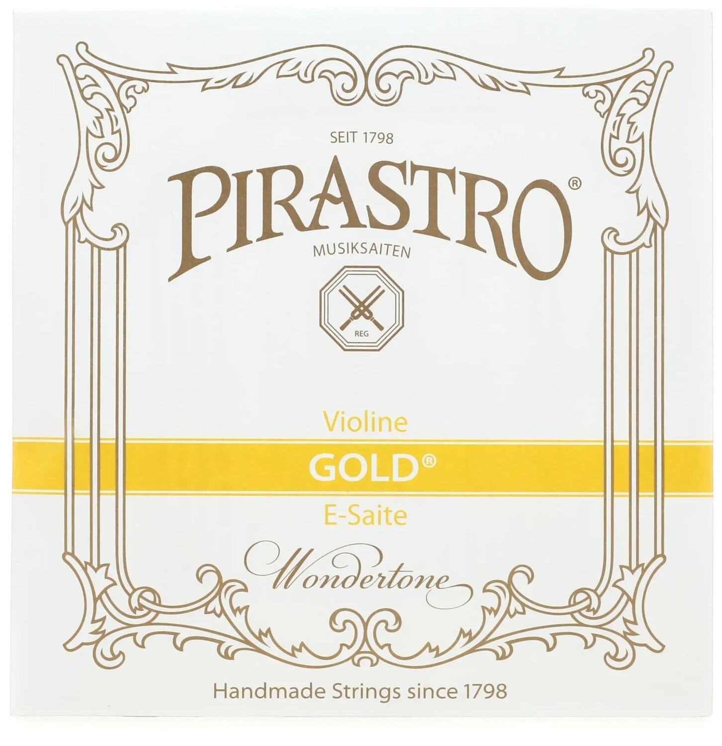 

Струна E для скрипки Pirastro Gold Label Wondertone, размер 4/4, сталь, с шаровым наконечником