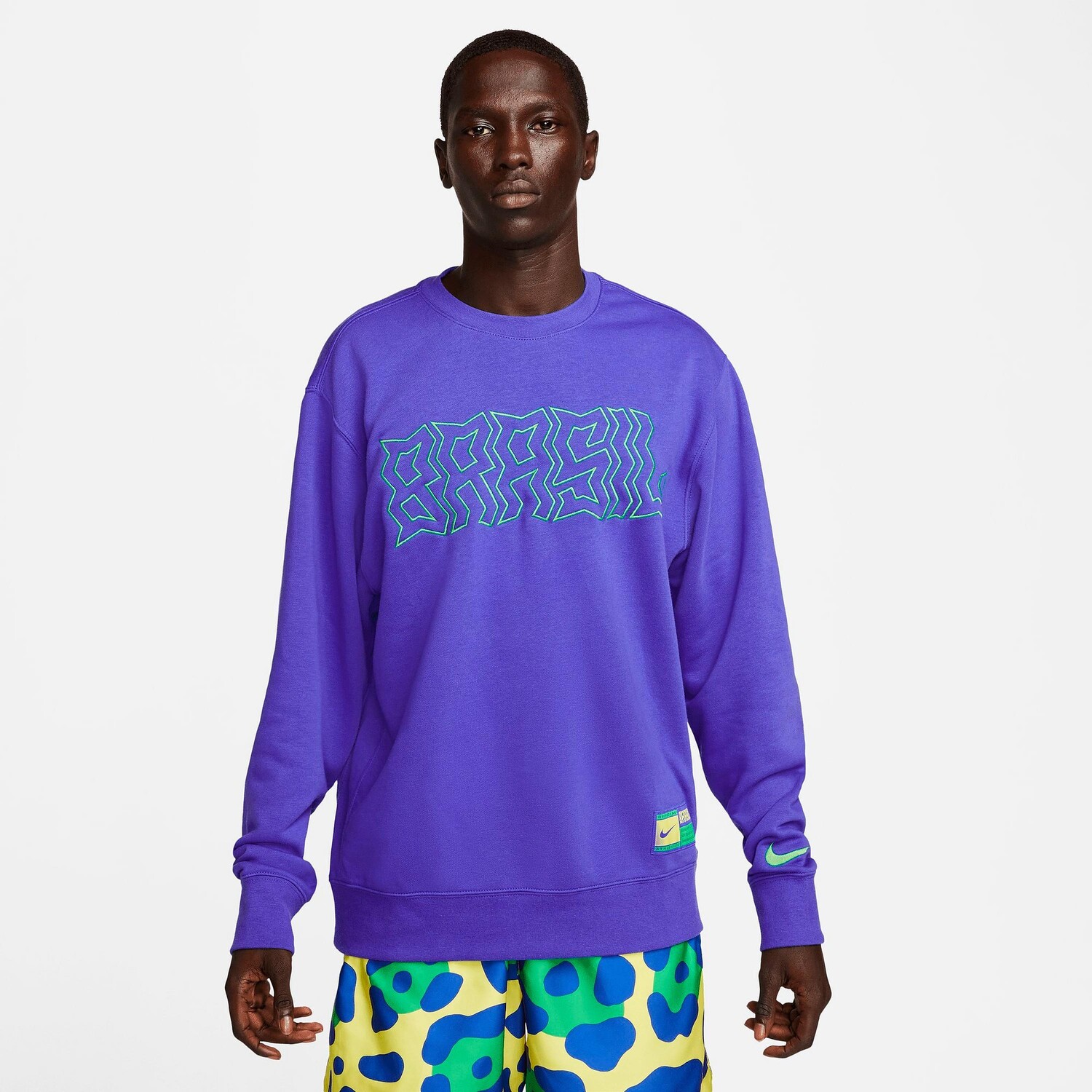 

Мужской свитшот Nike Sportswear Brasil French Terry, фиолетовый