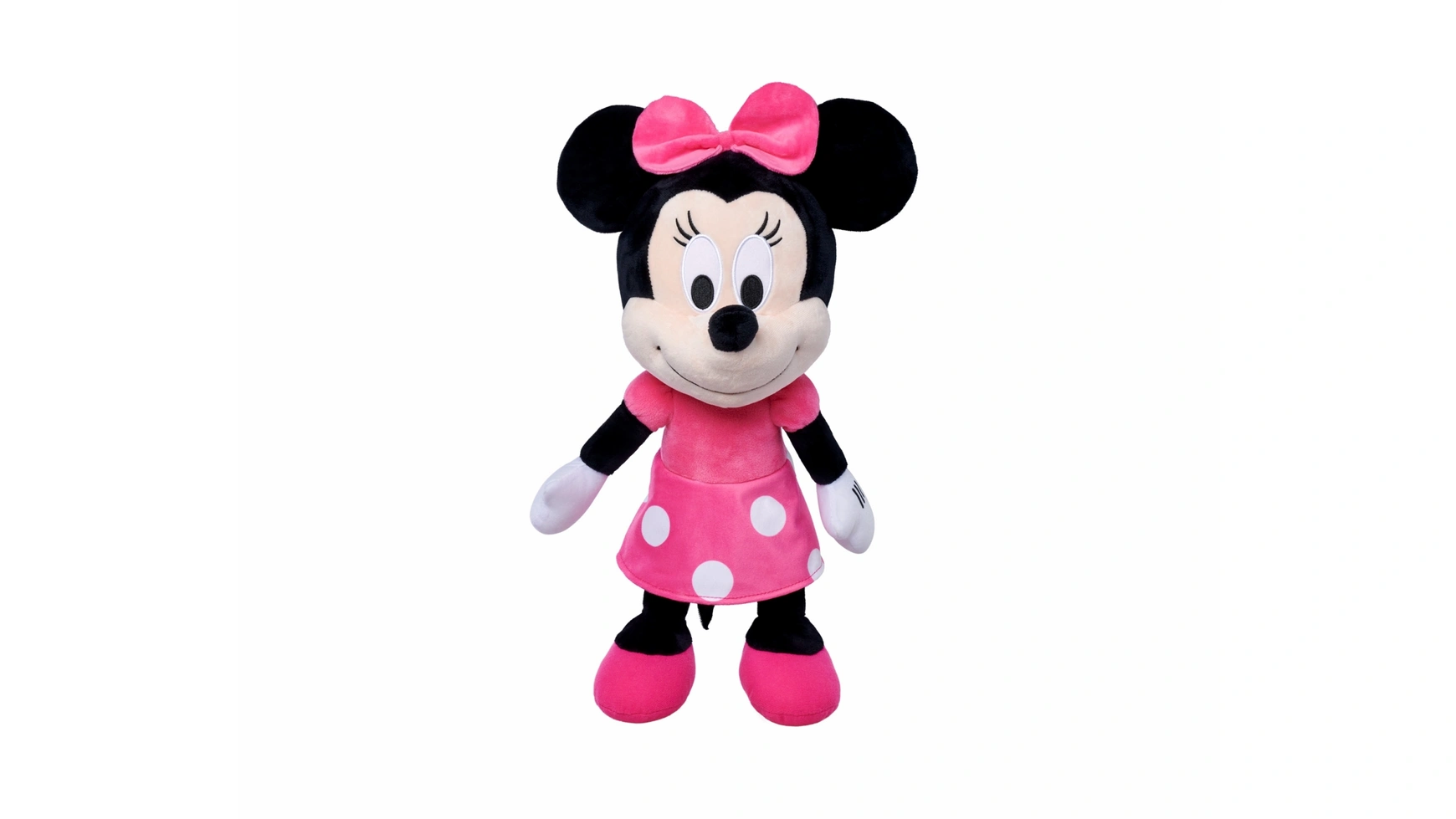 Disney mickey mouse happy friends, минни, 48см Simba минни маус 60 см розовое платье