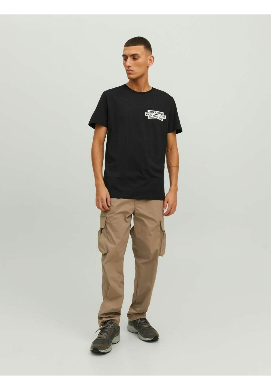 

Футболка с принтом Jack & Jones, черный