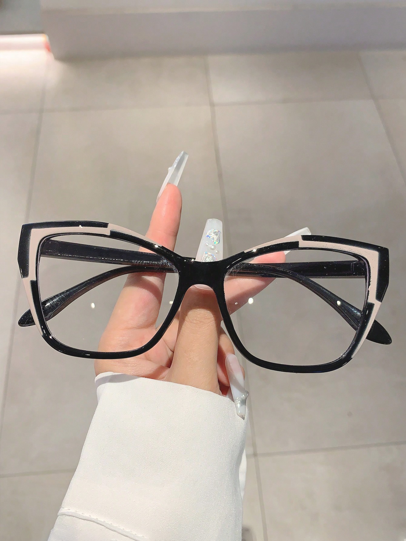 цена 1 шт. женские оптические очки в стиле «кошачий глаз» с защитой от синего луча