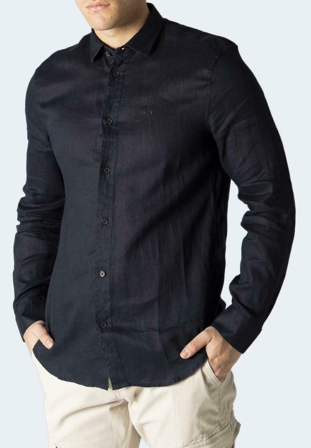 

Рубашка Armani Exchange, синяя