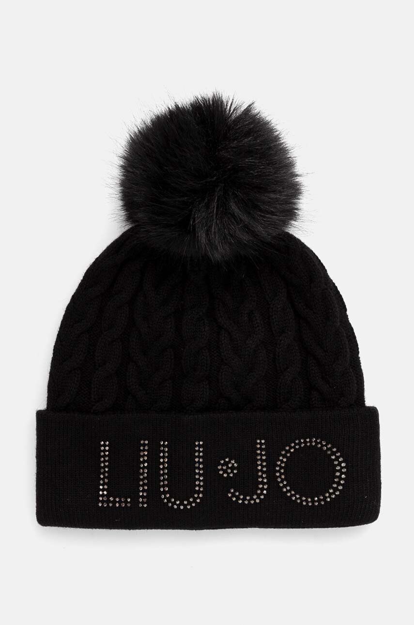 

Шерстяная шапка Liu Jo, черный