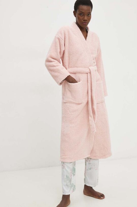 

Банный халат Answear Lab, розовый