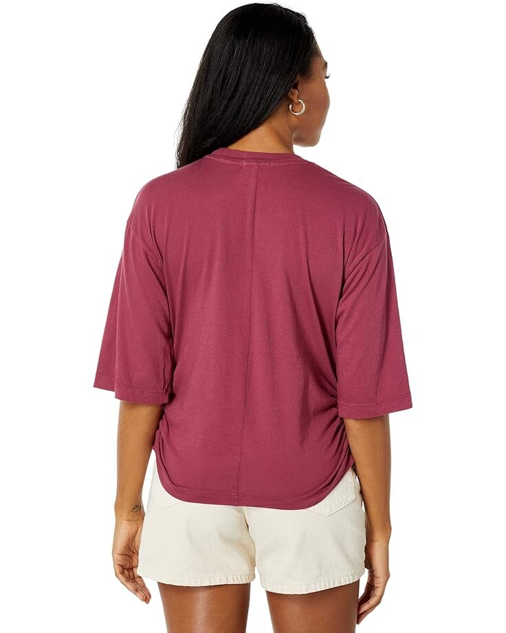 

Футболка LAmade South Bay Shirred Tee, цвет Beet