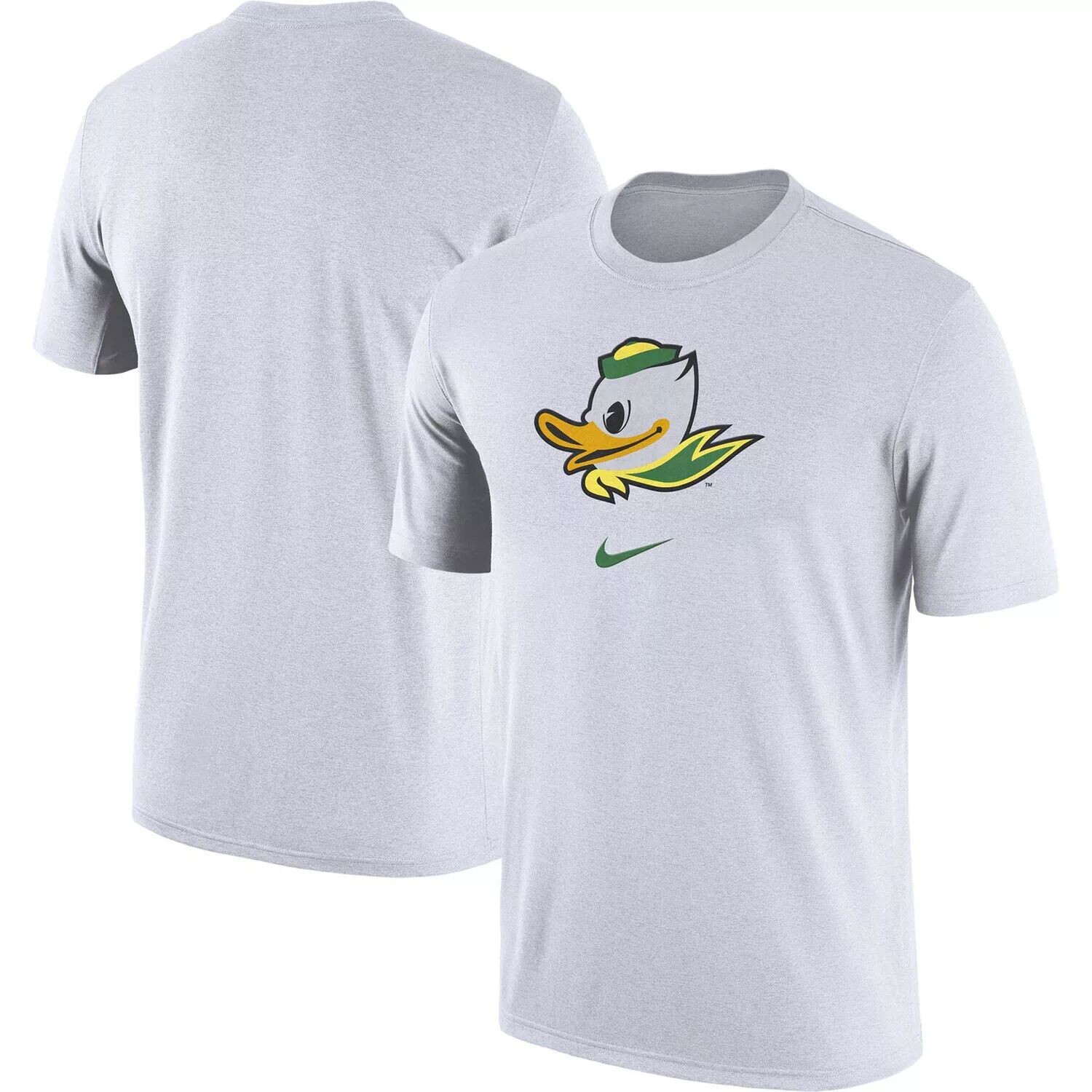 

Мужская белая футболка Oregon Ducks Essentials Nike, Белый