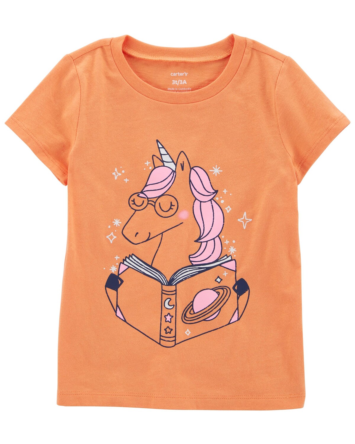 

Футболка Toddler Unicorn Book из джерси Carter's