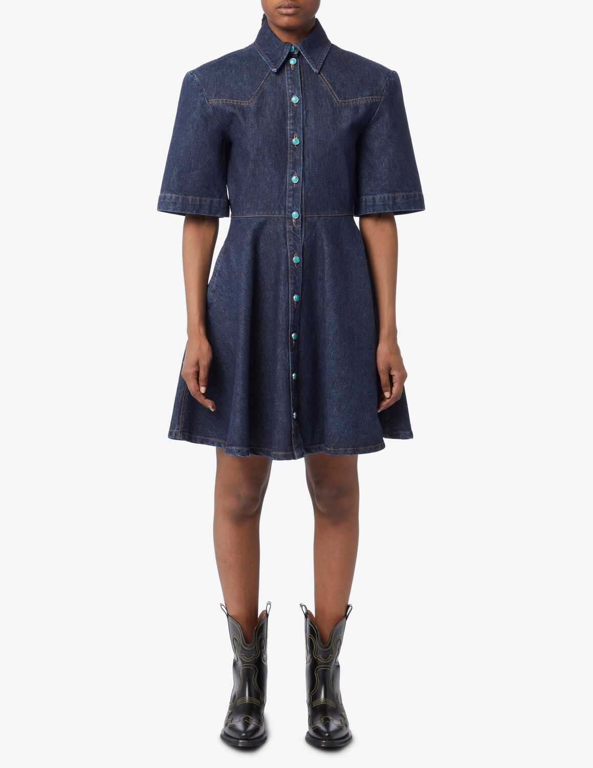 

Платье мини Panaro Sportmax, синий