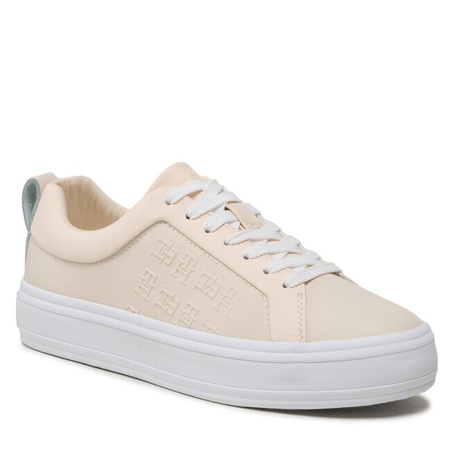 

Кроссовки Tommy Hilfiger EmbossedVulc, бежевый