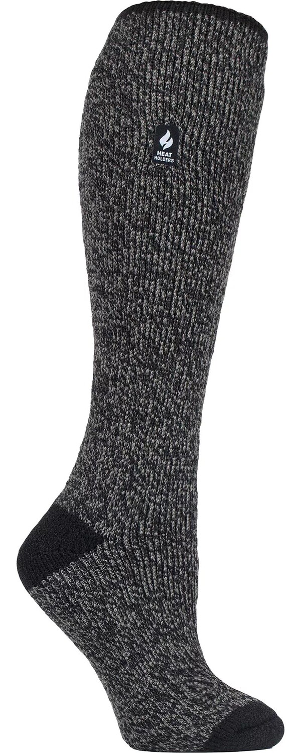 

Женские длинные носки Ashley Twist Heat Holders, черный/серый