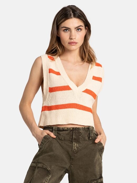 

Свитер-Жилет санта-моники Free People, оранжевый
