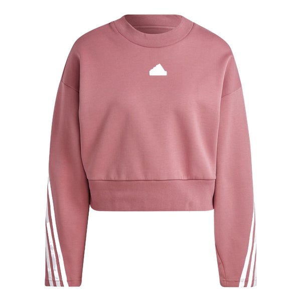 

Толстовка (WMNS) adidas Future Icons 3-Stripes Sweatshirt 'Rose', красный