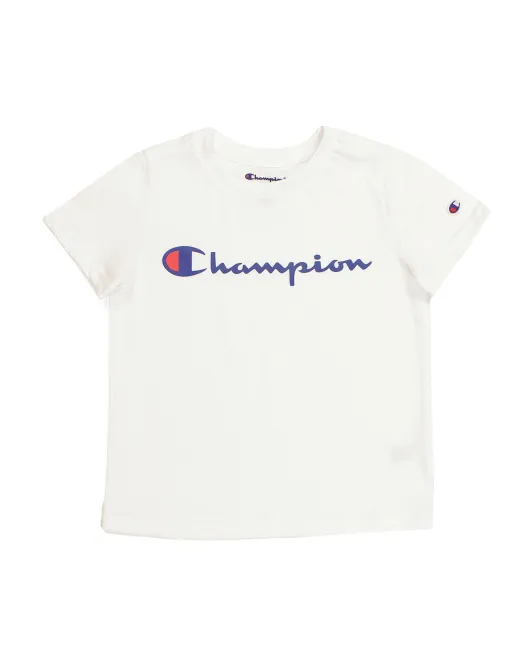 

Фирменная футболка Little Boys Champion, белый