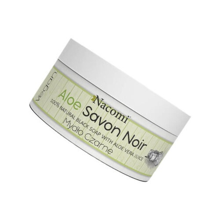 Черное мыло Savon Noir 100% натуральное 120г, Nacomi