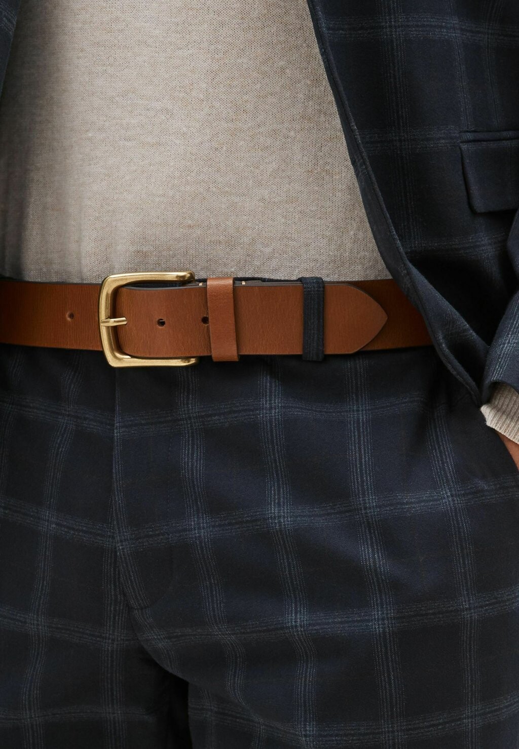 

Ремень деловой CASUAL Next, цвет tan brown