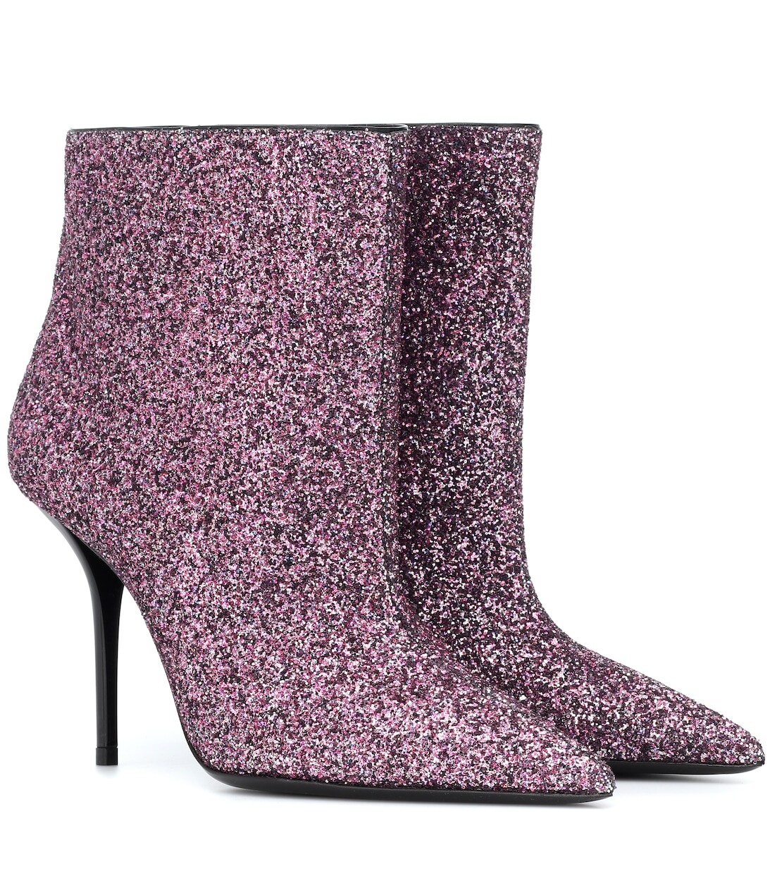 

Ботильоны Pierre 95 с блестками Saint Laurent, розовый