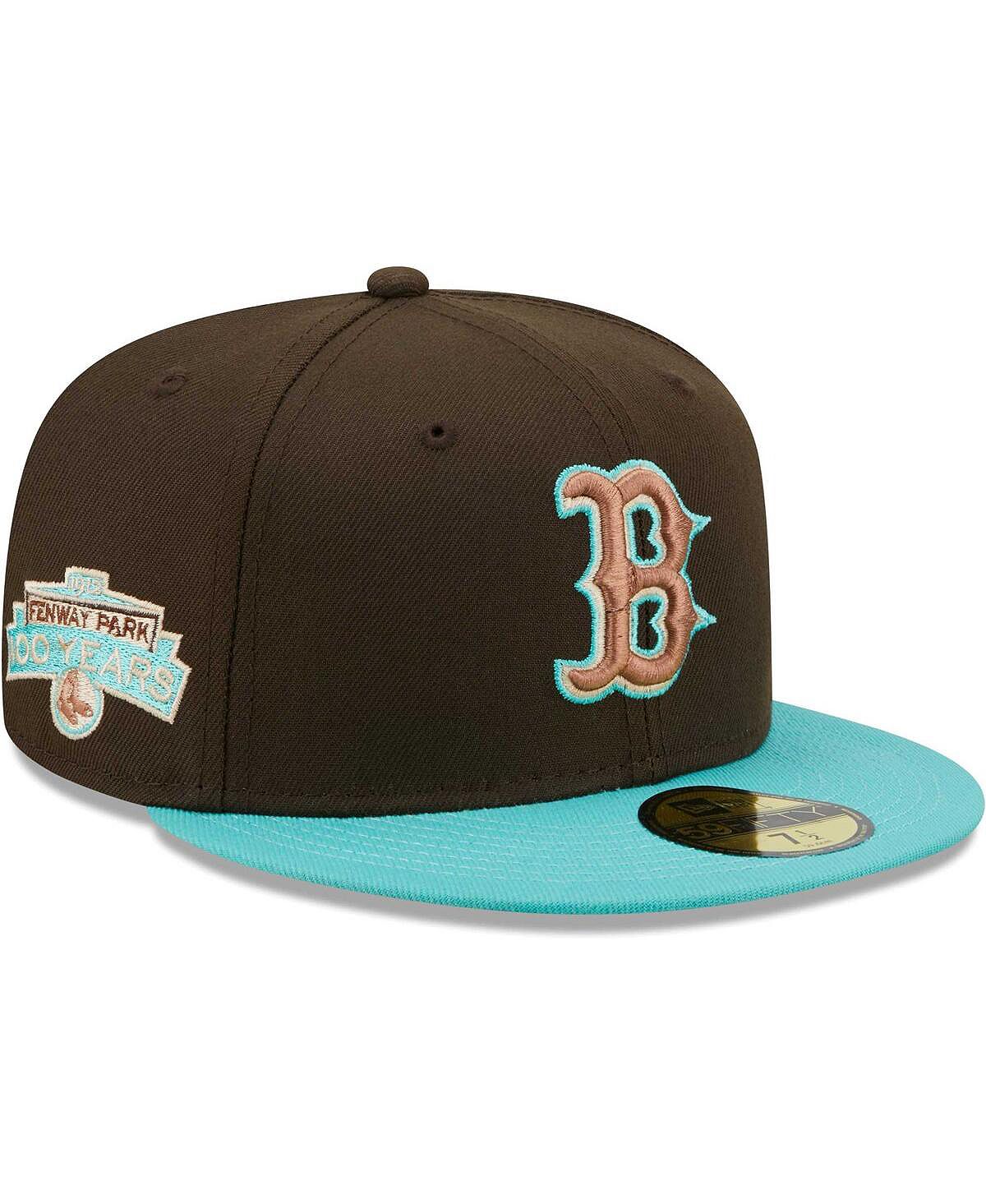 

Мужская коричнево-мятная шляпа Boston Red Sox Walnut Mint 59FIFTY. New Era