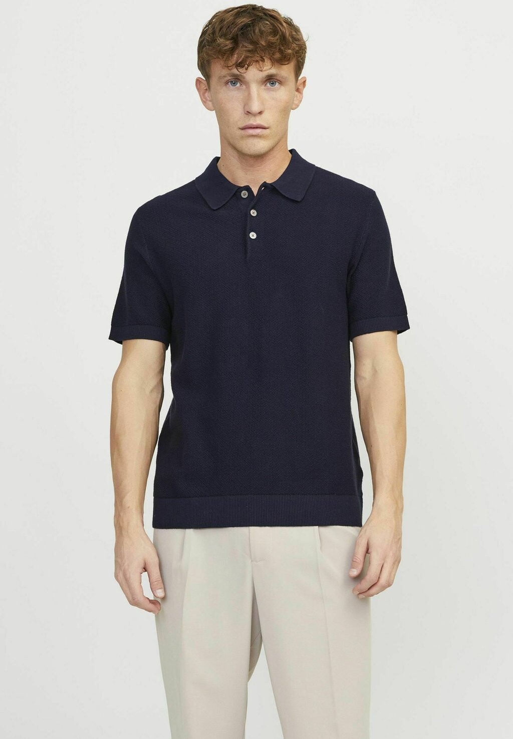 

Поло Sandri Jack & Jones, цвет night sky