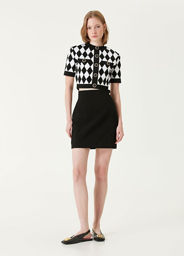 

Мини-Юбка Balmain, черный