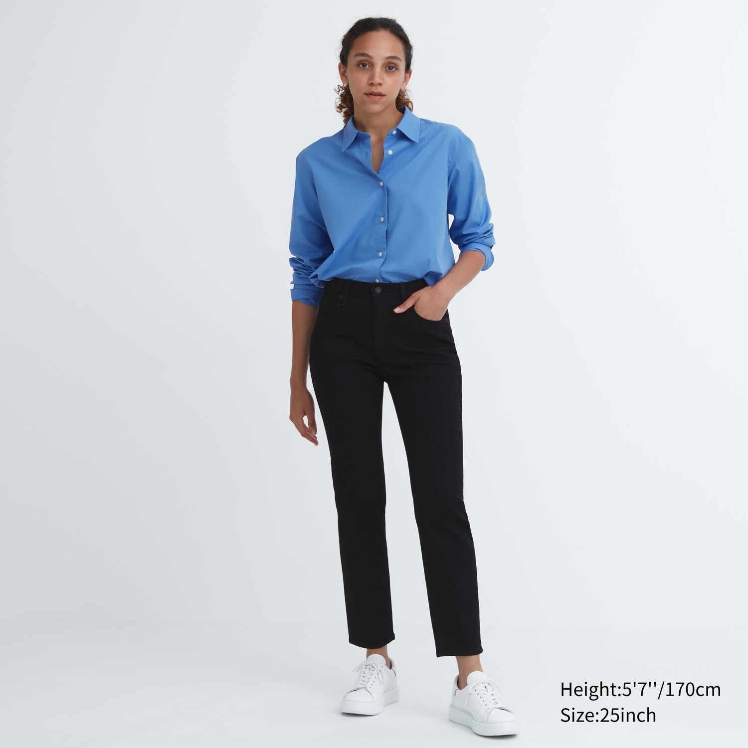 

Джинсы Uniqlo женские прямые, черный
