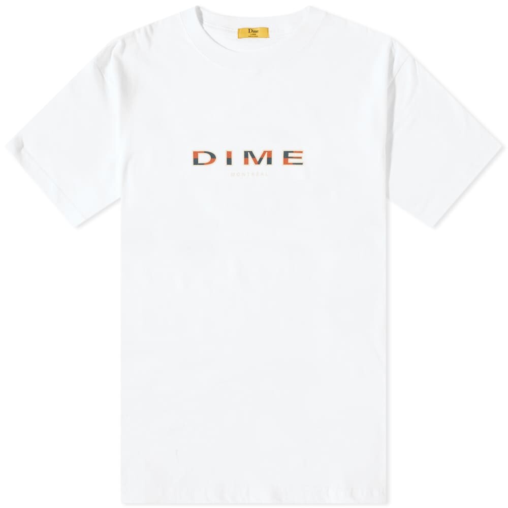 

Футболка с шрифтом Dime Block, белый